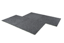 STRIDE Connecting rubber tile | 70% grey | 1m x 1m x 2cm