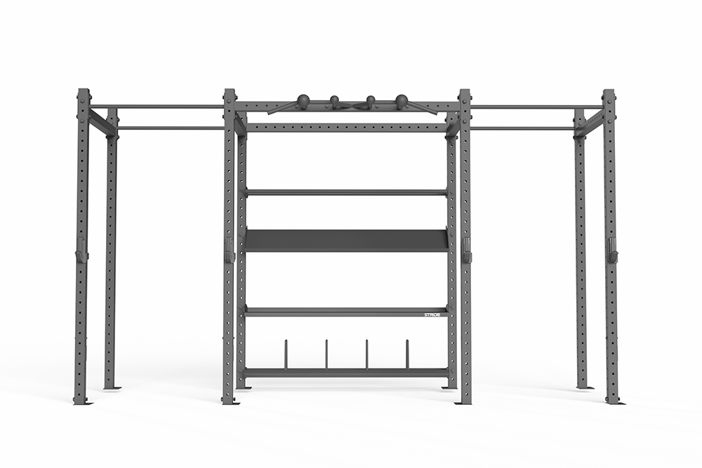 RAPTOR Power Rack with Shelves 2-1