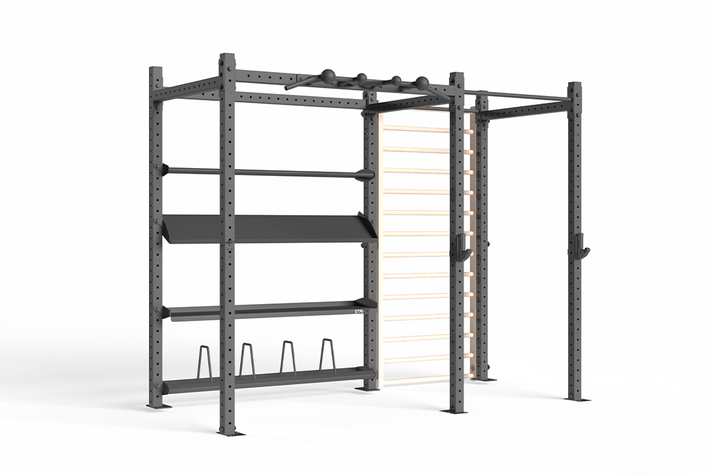 RAPTOR Power Rack with Shelves 1-1