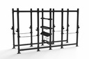 RAPTOR Double Power Rack Extended with shelves