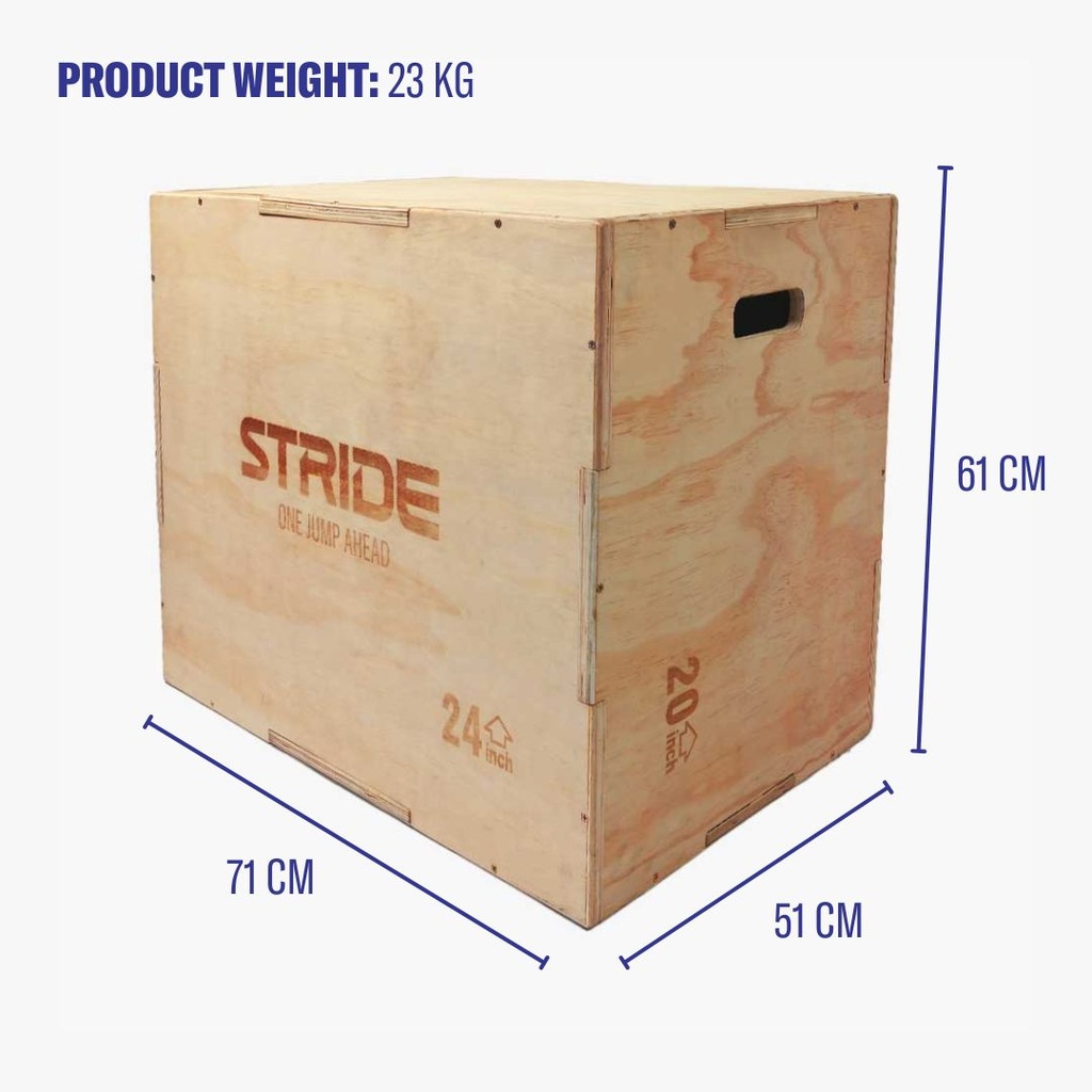 STRIDE Wooden Plyo Box (regular)