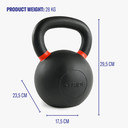 STRIDE Molded Kettlebell (28kg)