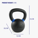 STRIDE Molded Kettlebell (12kg)