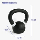 STRIDE Molded Kettlebell (4kg)