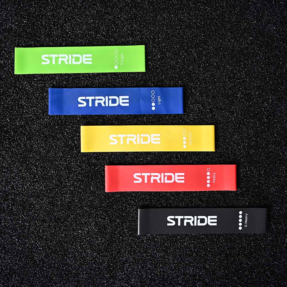 STRIDE Mini Band Extra Light (GREEN) set of 10