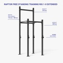 RAPTOR Free Standing Training Rig 1-0 Extended