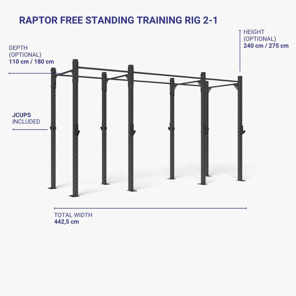 RAPTOR Free Standing Training Rig 2-1