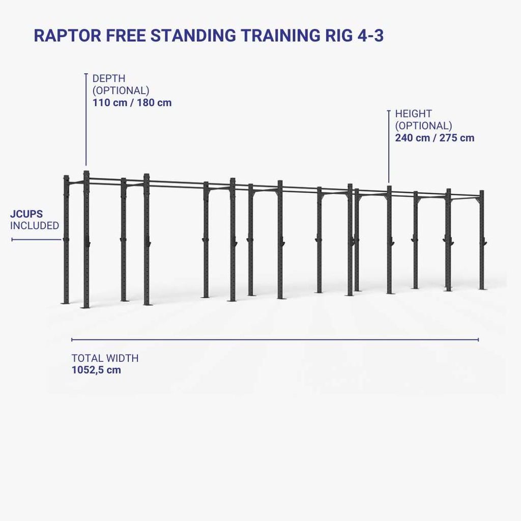 RAPTOR Free Standing Training Rig 4-3