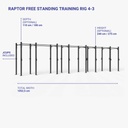 RAPTOR Free Standing Training Rig 4-3
