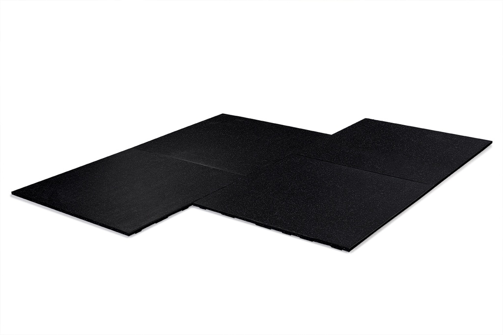 Connecting Rubber Tile |  15% Dark Gray  |  1m x 1m x 2cm