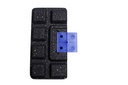 Connecting Rubber Tile |  15% Green  |  1m x 1m x 2cm