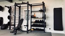 Home training rig with storage (1 station; to be drilled in floor)