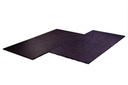 Connecting Rubber Tile |  15% Red  |  1m x 1m x 2cm