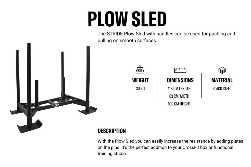 STRIDE Plow Sled