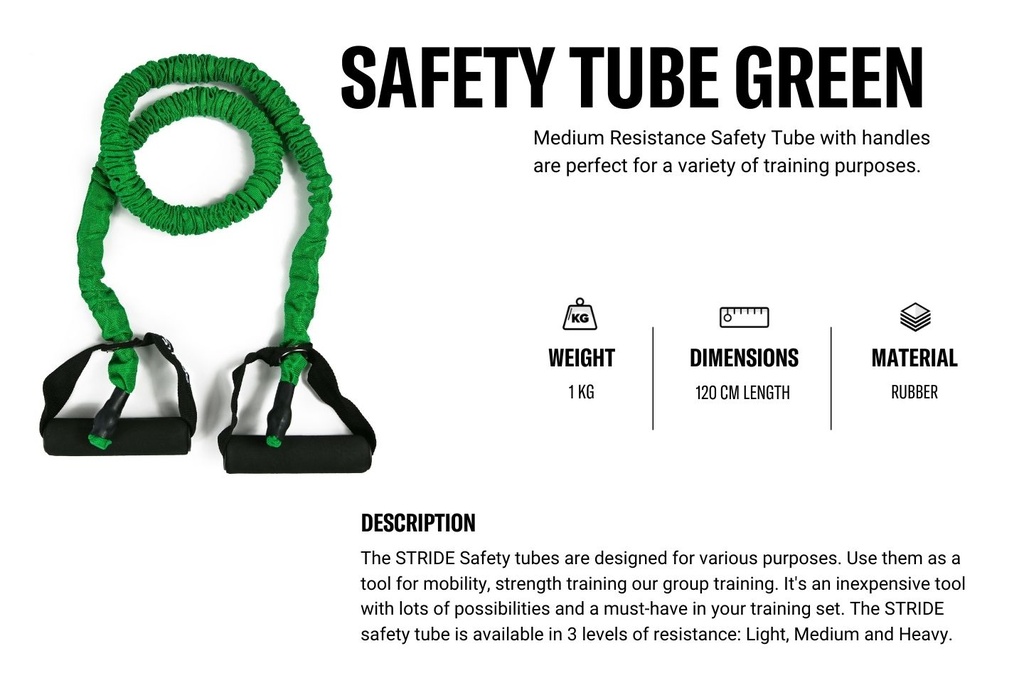 STRIDE Safety Tube Green (Medium)