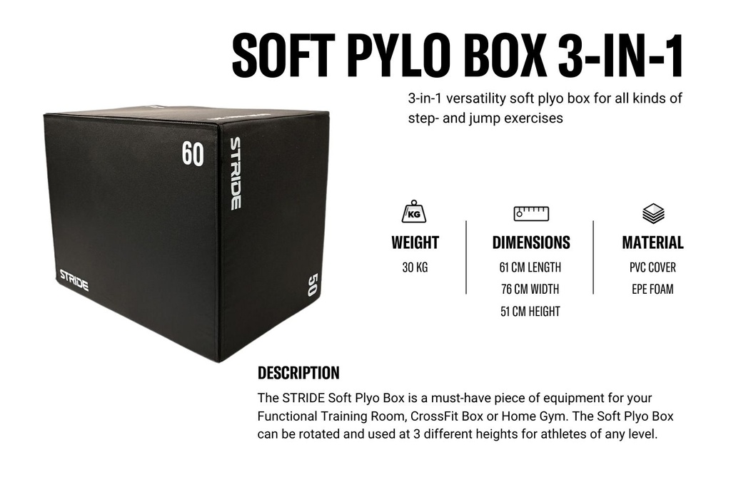 STRIDE Soft 3-in-1 Plyo Box