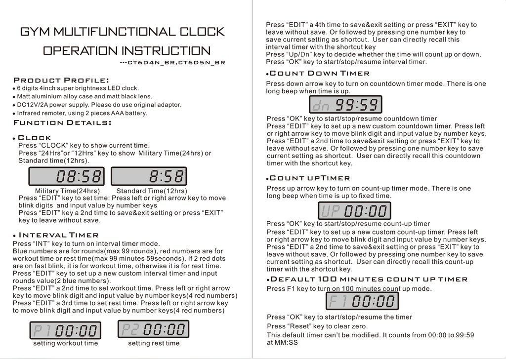 STRIDE Interval Timer