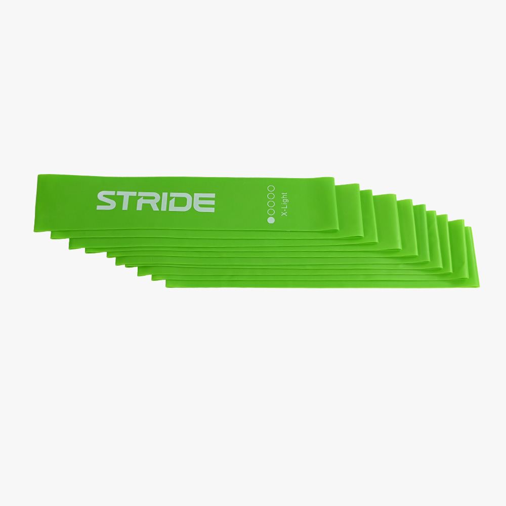 STRIDE Mini Band Extra Light (GREEN) set of 10