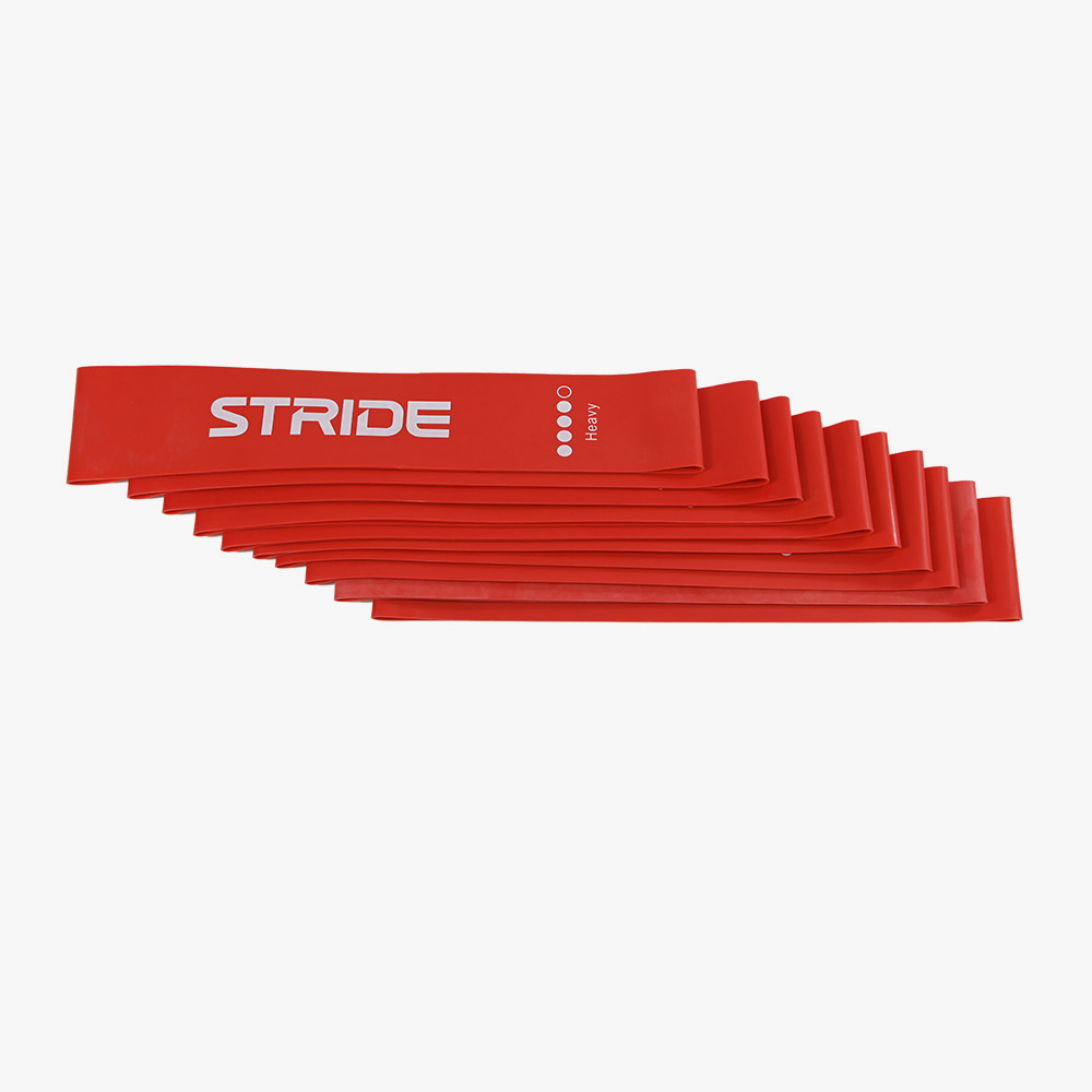 STRIDE Mini Band heavy (RED) set of 10