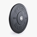 STRIDE Molded Black Rubber Bumper Plate (single; 5kg)