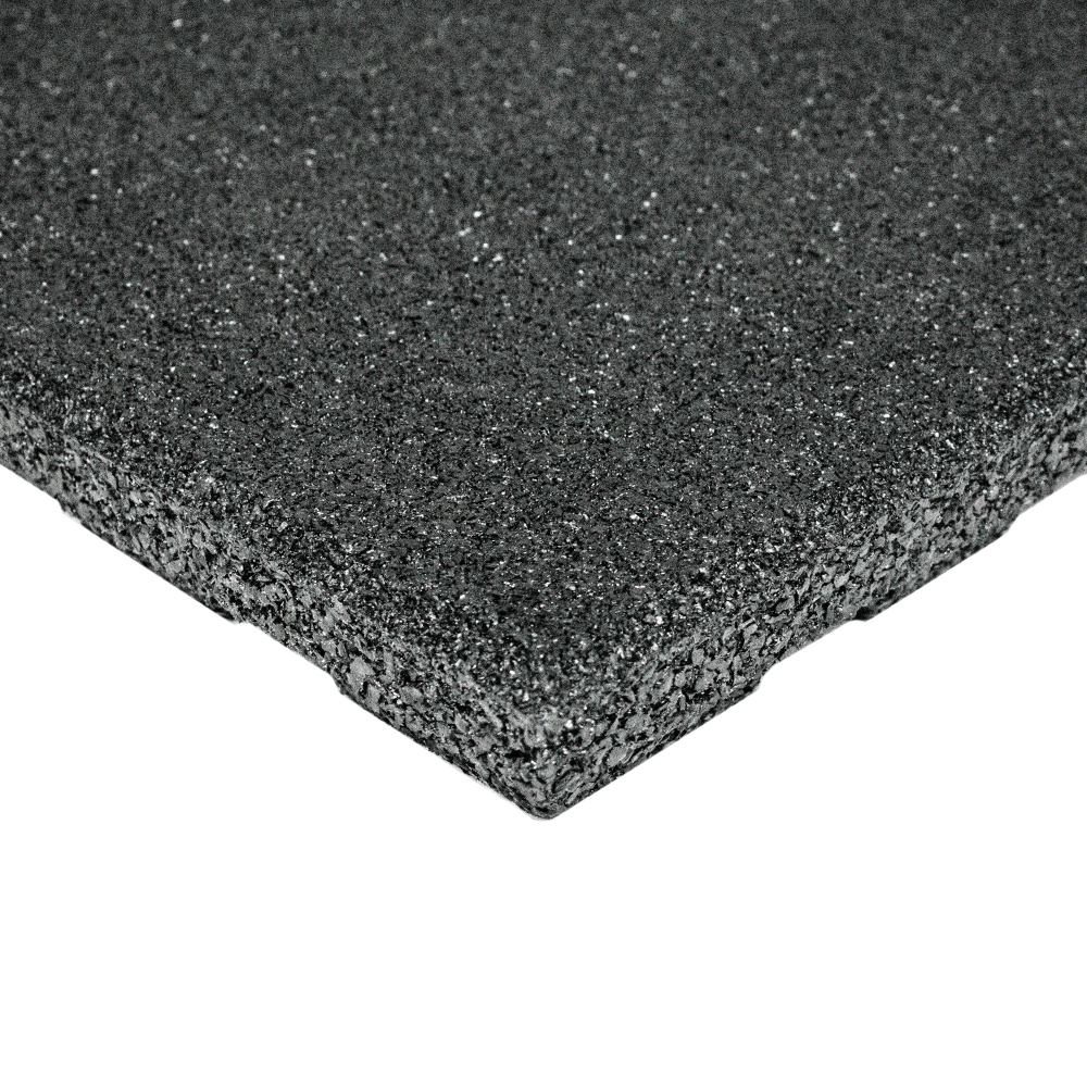 Standard Rubber Tile | Black (43mm; density 1000)