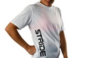 STRIDE White T-shirt | Oblique print (WOMEN)