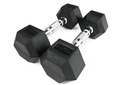 STRIDE Molded Hex Rubber Dumbbell (single; 2,5kg)