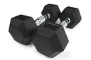 STRIDE Molded Hex Rubber Dumbbell (single; 4kg)