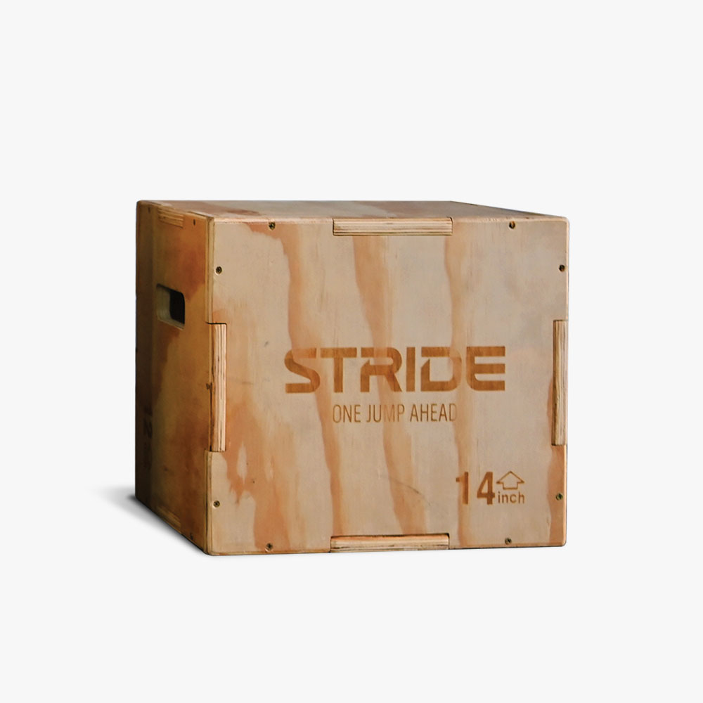 STRIDE Wooden Plyo Box small (30cm x 40cm x 45cm)