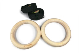 STRIDE Wooden Gym Rings (pair)