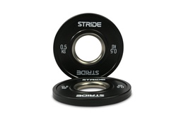 [STR-FRACPLATEBLACK5] STRIDE Fractional Plate (single; 0,5kg) - BLACK