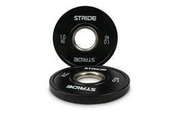 [STR-FRACPLATEBLACK10] STRIDE Fractional Plate (single; 1kg) - BLACK