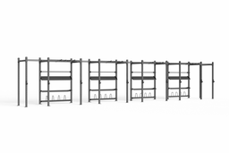 RAPTOR Power Rack with Shelves 5-4